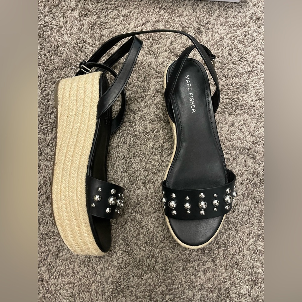 MARC FISHER Joyce Espadrille Platform Sandals
